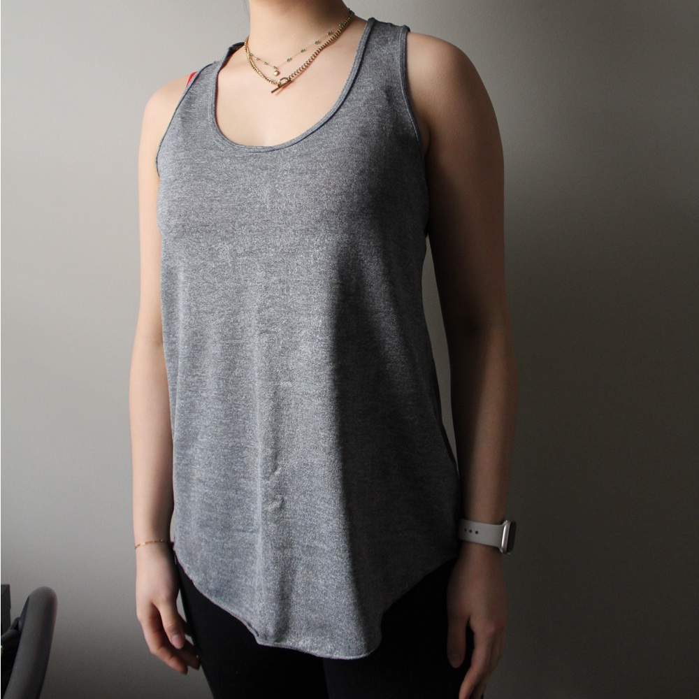 Grey/Silver Racerback Tank